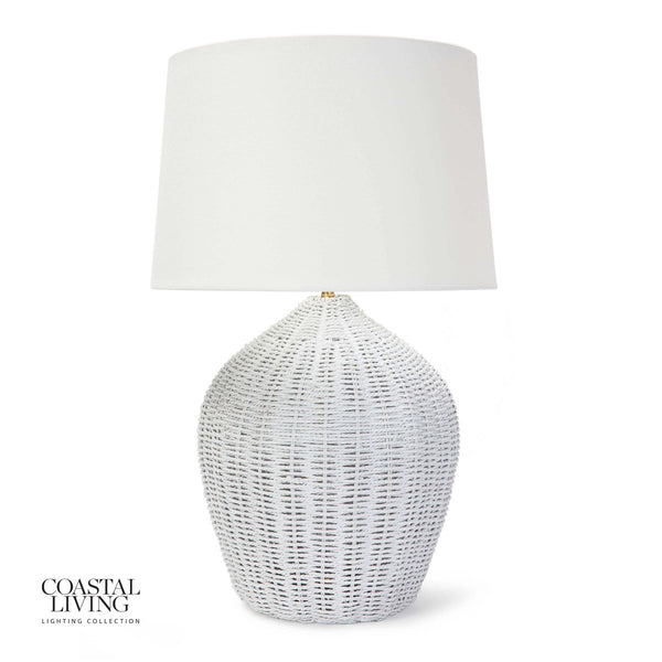 GEORGIAN TABLE LAMP WHITE