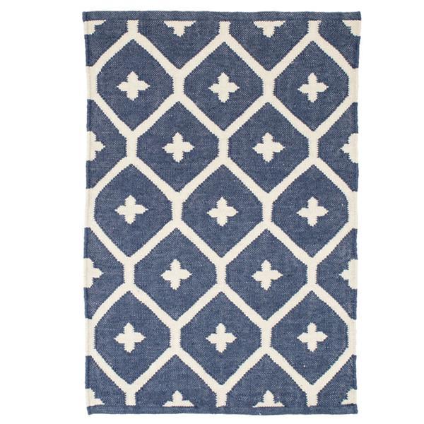 ELIZABETH NAVY INDOOR/OUTDOOR RUG