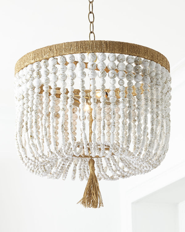 MALIBU CHANDELIER - WHITE