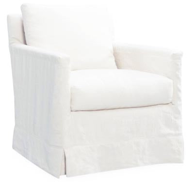 LEAH SLIPCOVERED CHAIR