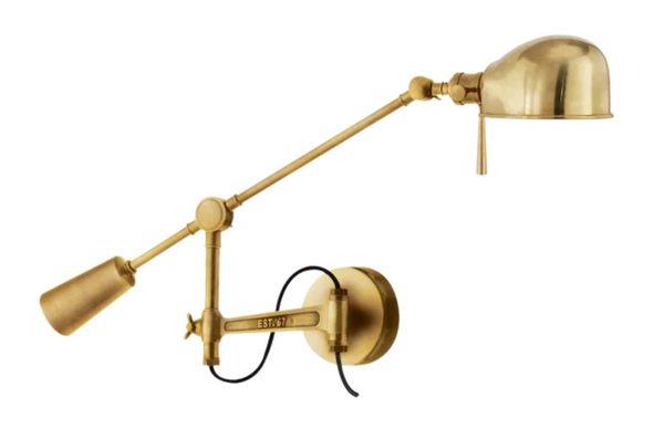 RL '67 BOOM ARM WALL LAMP NB