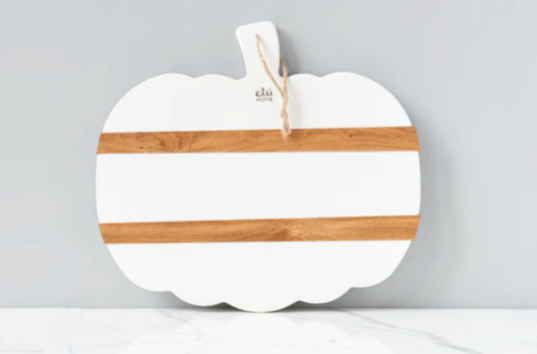 WHITE MOD PUMPKIN CHARCUTERIE BOARD