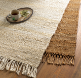 BLEACHED JUTE RUG