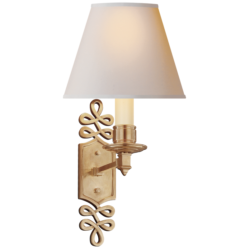 GINGER SCONCE BRASS