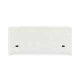 AUDREY 3-DRAWER 2-CABINET DRESSER WHITE