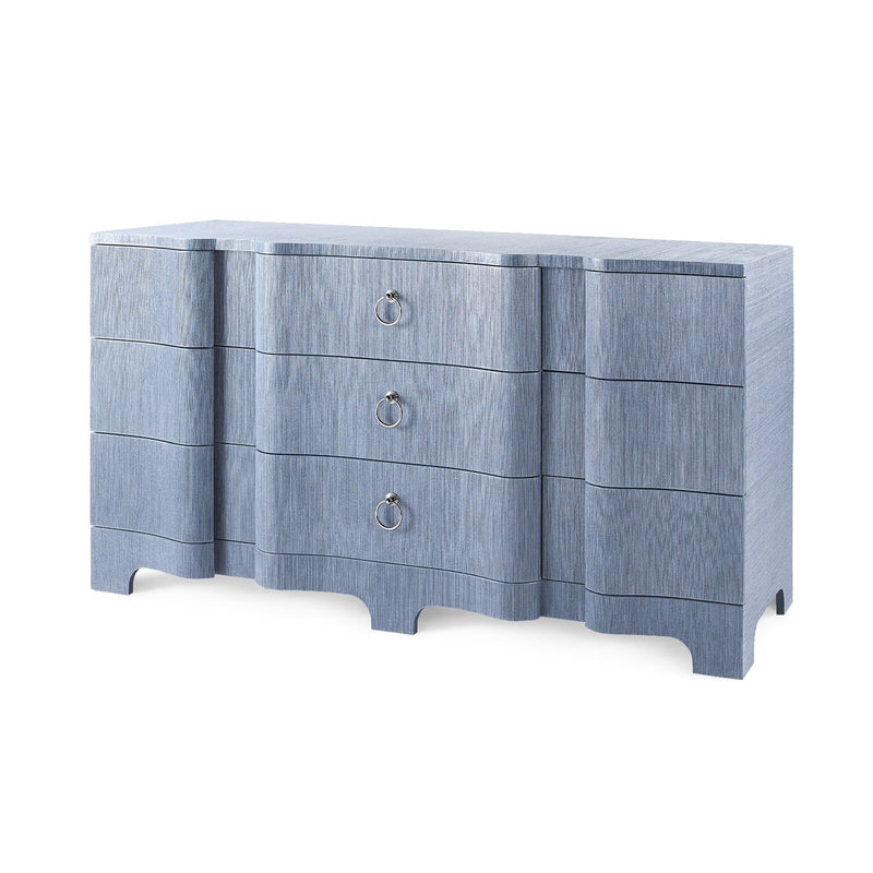 BARDOT 9-DRAWER DRESSER BLUE