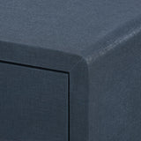 BRYANT LINEN 3 DRAWER SIDE TABLE NAVY