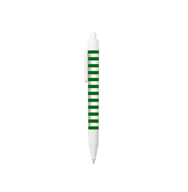 PREPPY STRIPED PEN GREEN