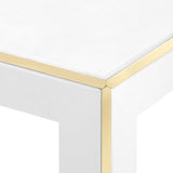 LAUREN SIDE TABLE WHITE