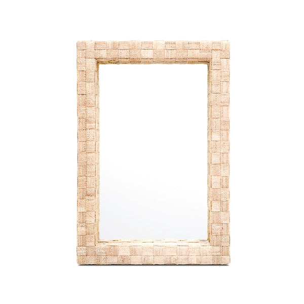 GENE BASKET WEAVE MIRROR