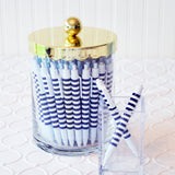 PREPPY STRIPED PEN NAVY