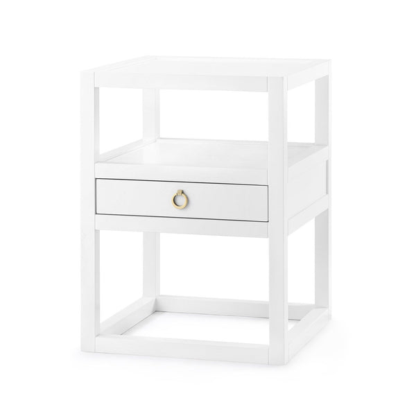 NEWPORT SIDE TABLE- WHITE