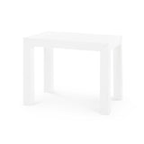 PARSONS SIDE TABLE WHITE